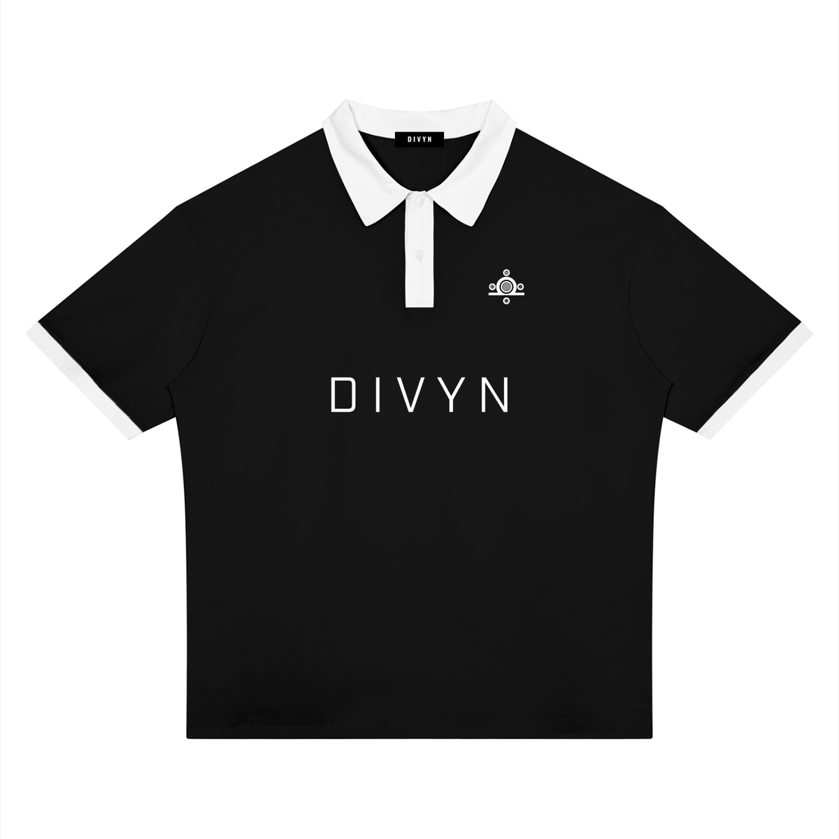 Unisex Color Block Polo Shirt