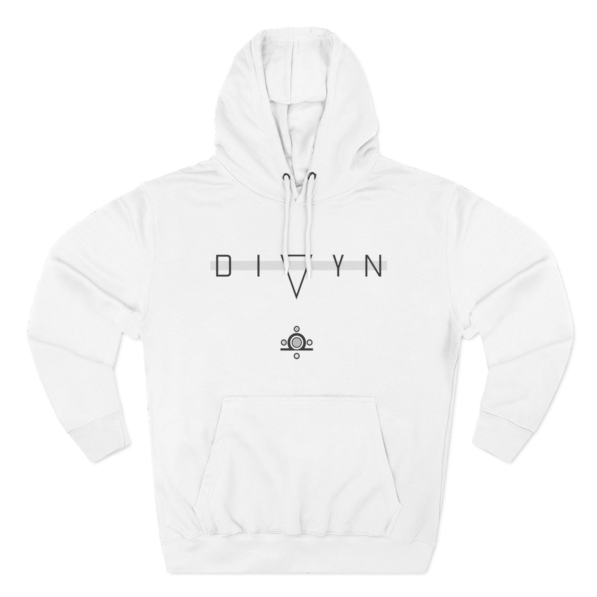 Three-Panel Fleece Hoodie