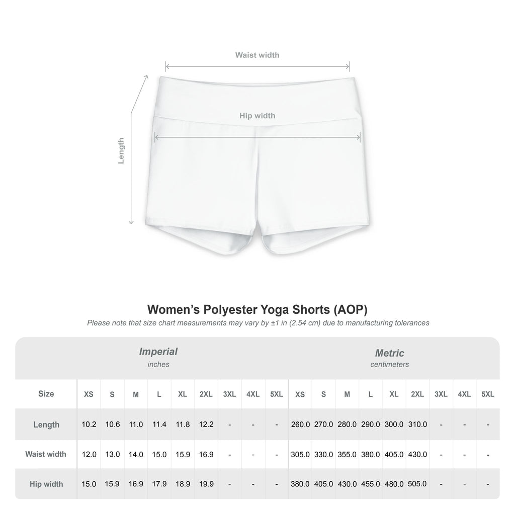 Women's Yoga Shorts (AOP)