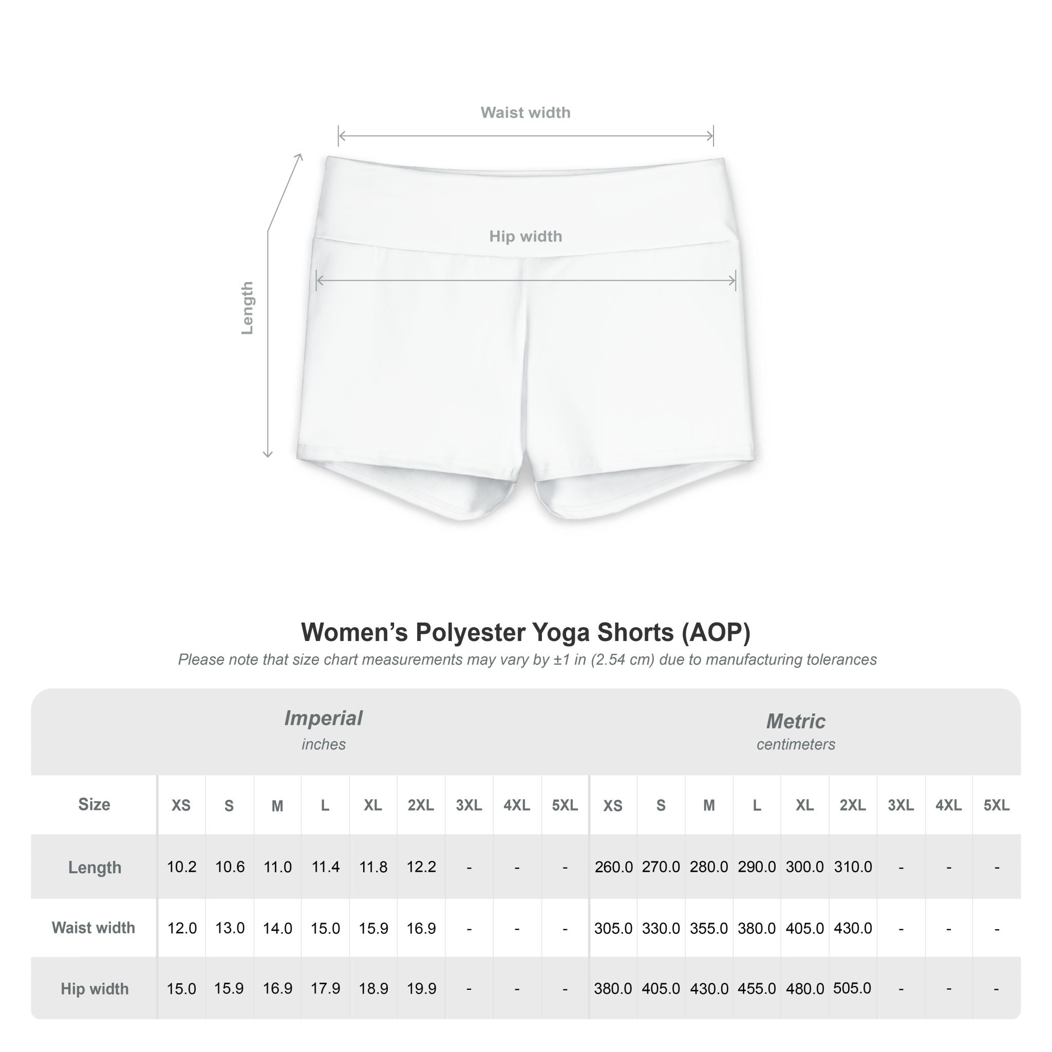 Women's Polyester Yoga Shorts (AOP)