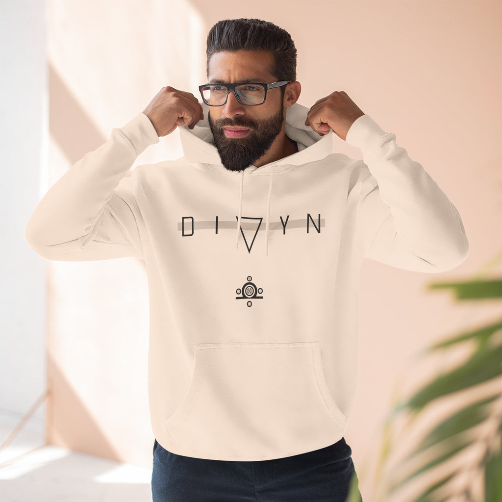 Divyn Three-Panel Fleece Hoodie – DIVYN