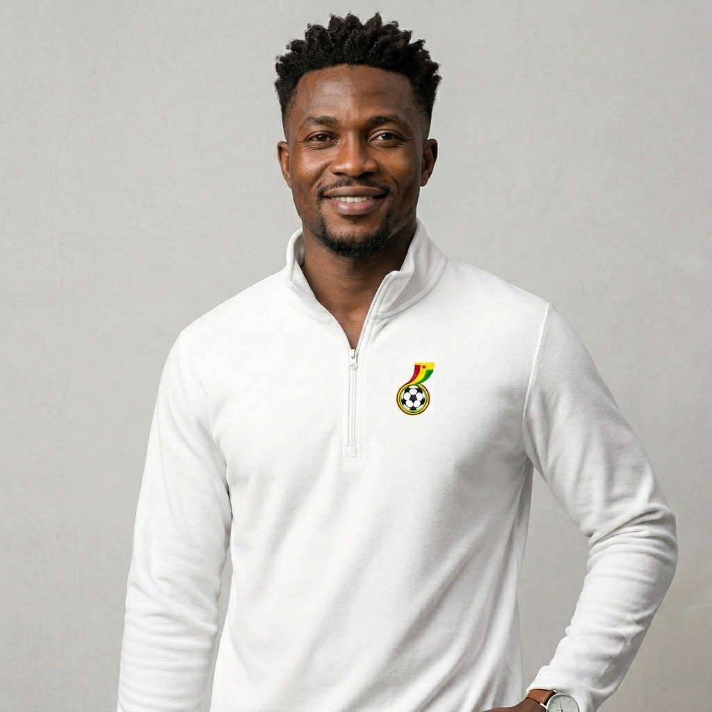 Ghana Fan Club Quarter-Zip Pullover