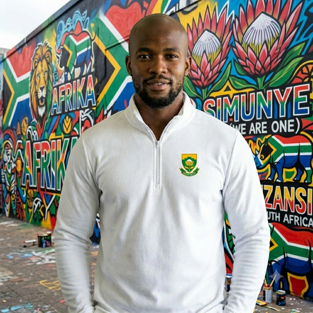 South Africa Fan Club Quarter-Zip Pullover
