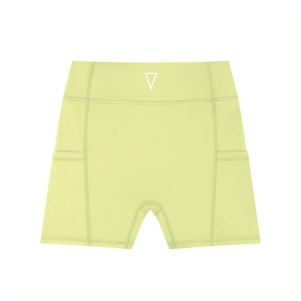 Women's High-Waisted Pocket Biker Shorts