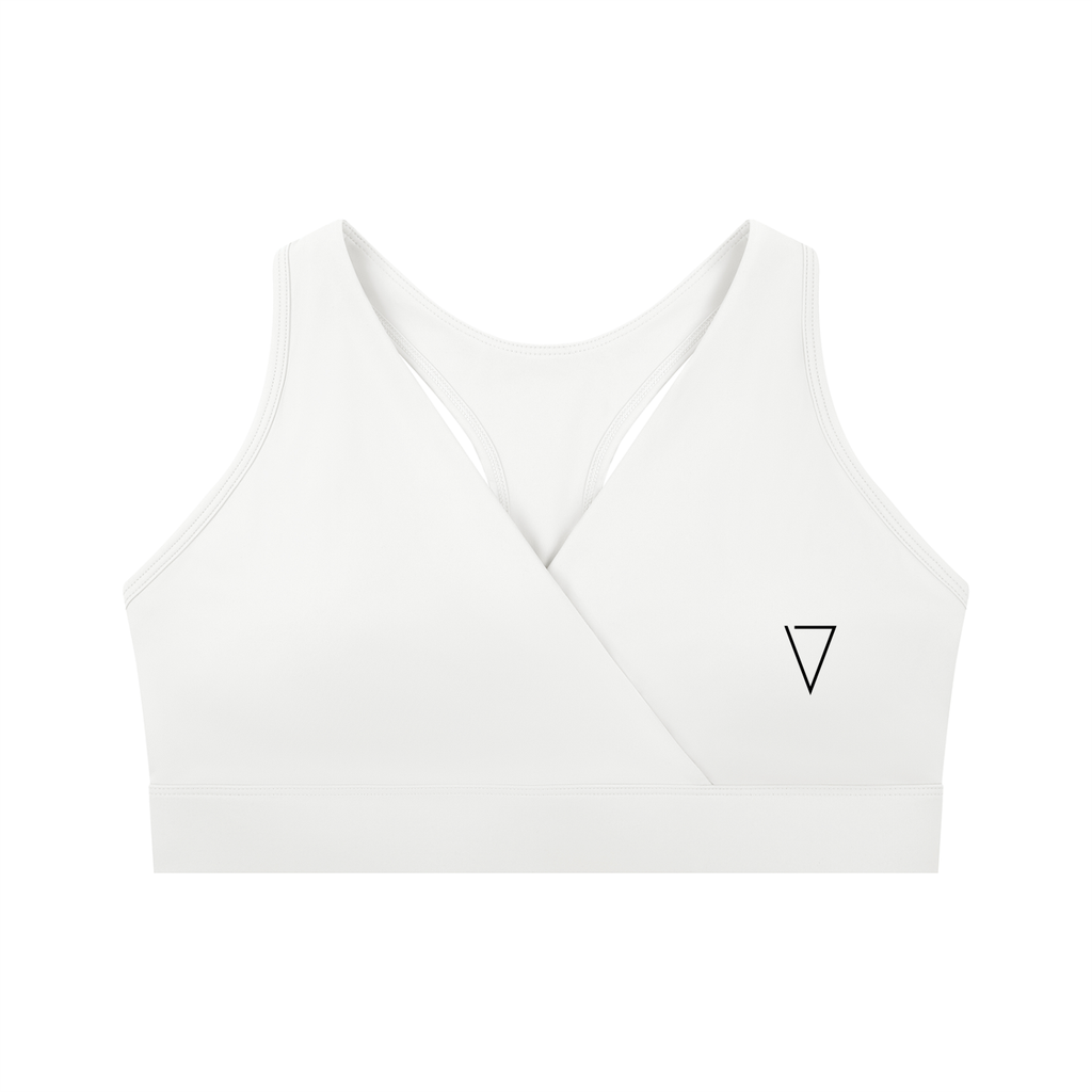 Women's Crossover V-Neck Sports Bra