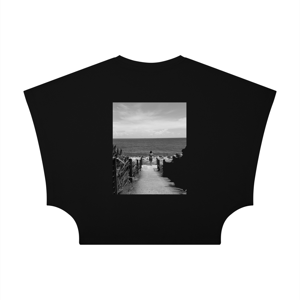 Women's Cropped Dolman T-Shirt