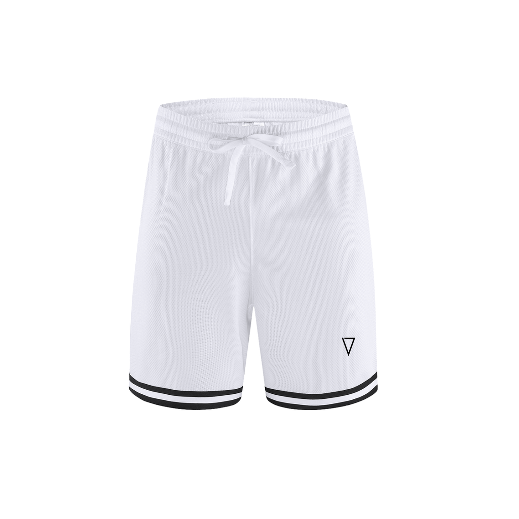 Classic Stripe Trim Basketball Shorts