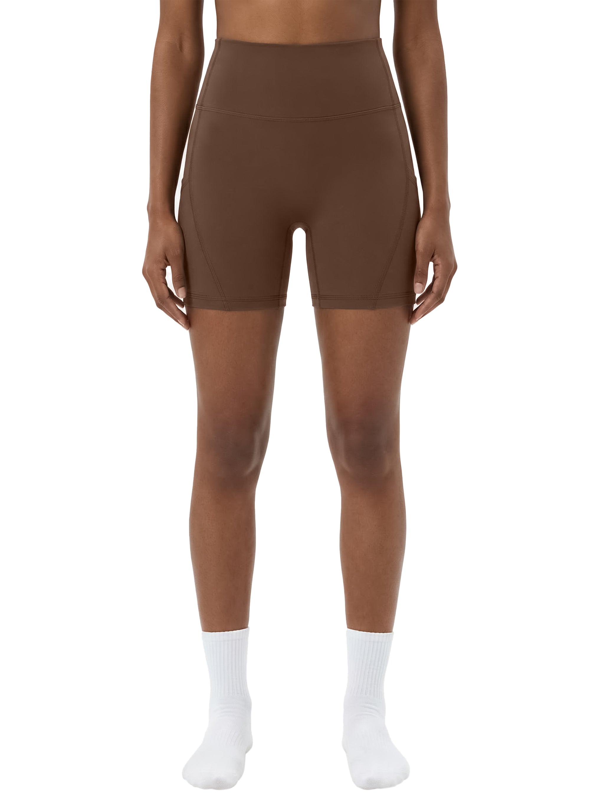 Women's High-Waisted Pocket Biker Shorts